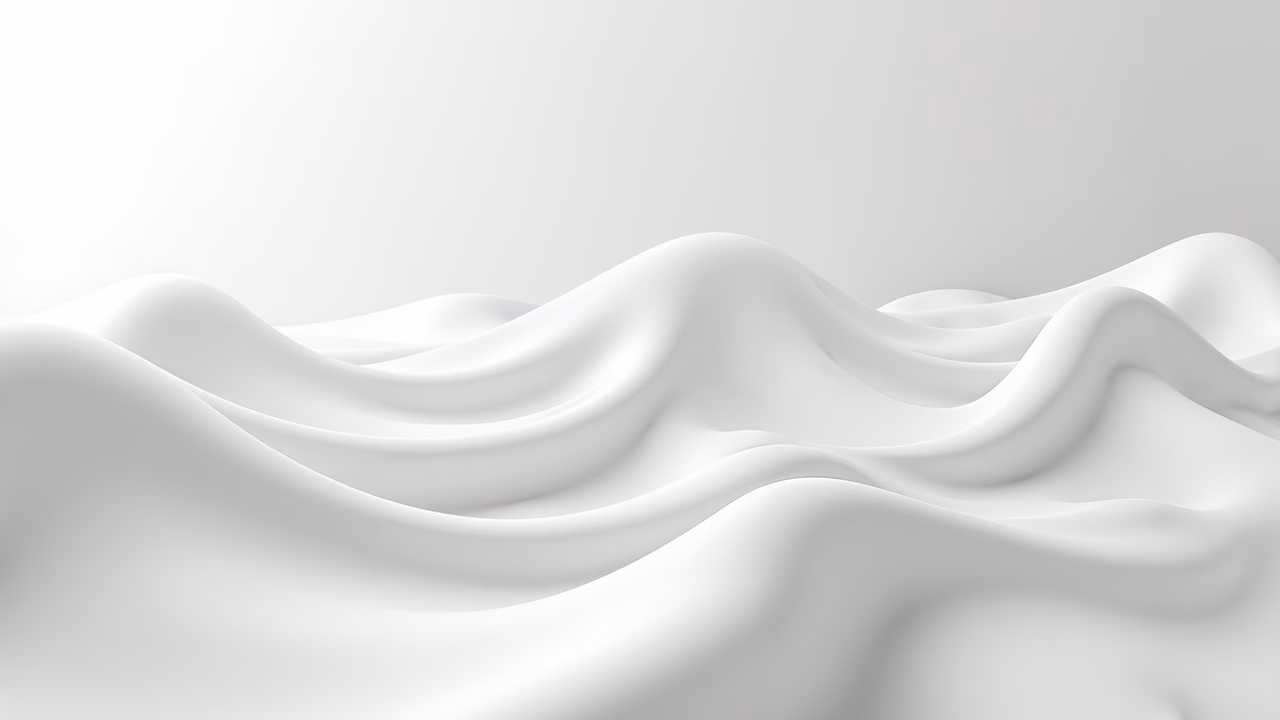 Minimalist abstract waves in a serene monochrome palette.