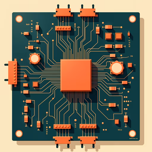 Circuit Board Illustration