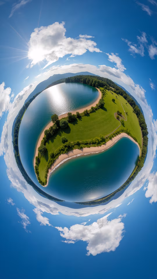 Circular Lake Panorama