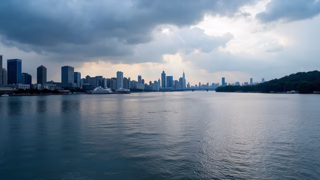 Cityscape Over the River