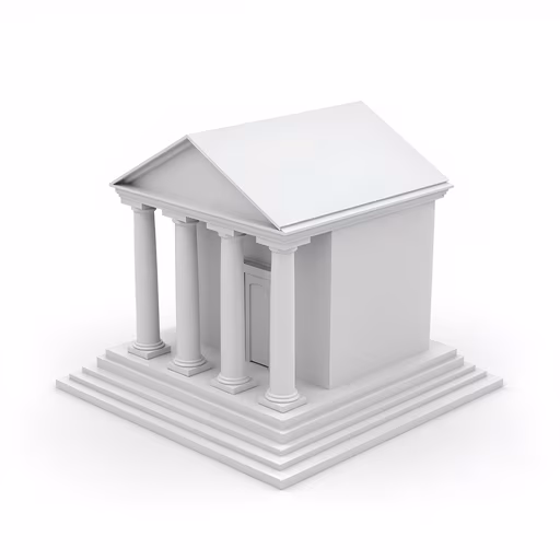 Classical Temple Illustration