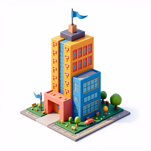 Colorful Cityscape Illustration