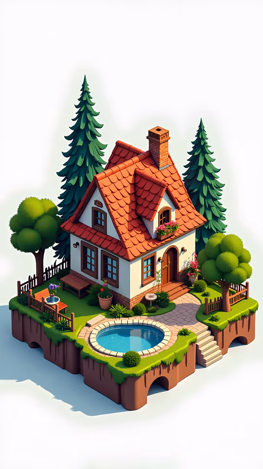 Cottage Retreat Illustration