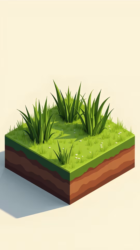 Cross Section of Grass