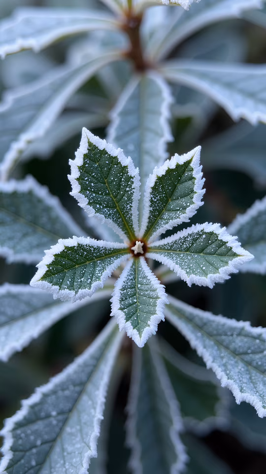 Frosted Leaves