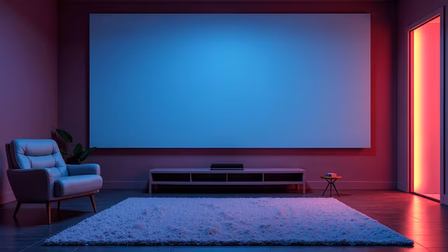 Minimalist Cinema Room