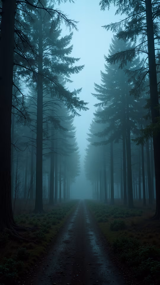 Misty Forest Path