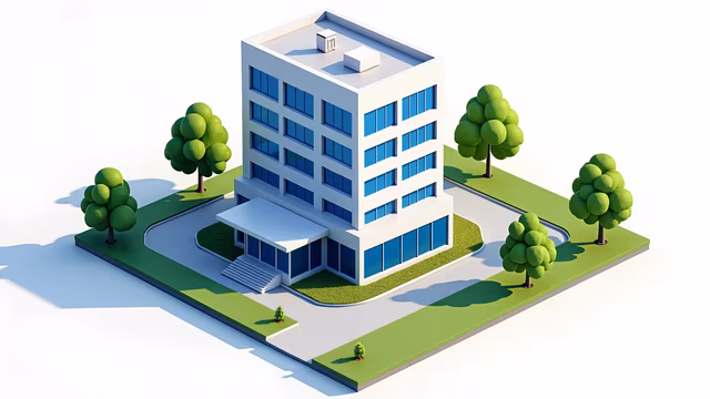 Modern Building Illustration