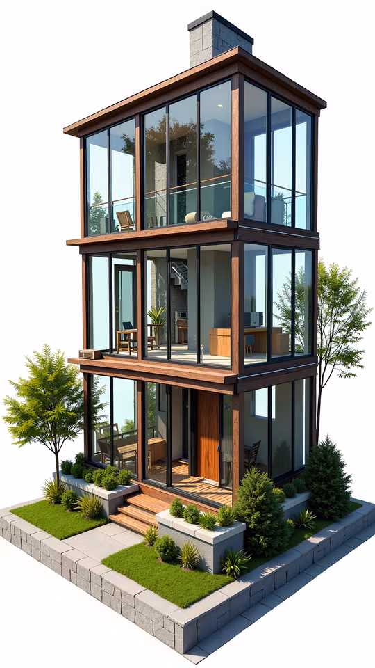 Modern Glass House