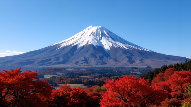 Mount Fuji in Autumn