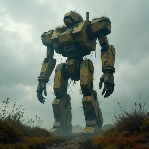Rusty Robot in Nature