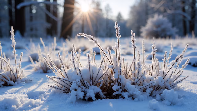 Snowy Bushes