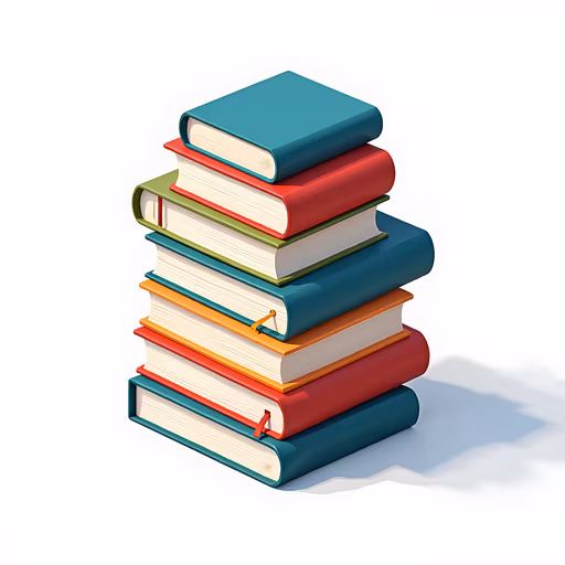 Stack of Colorful Books