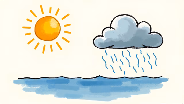 Sunshine and Rain Cloud