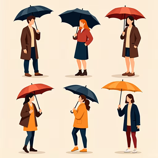 Umbrellas and Rainy Days