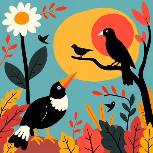 Birds in Autumn