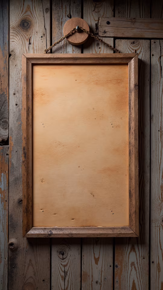 Blank Wooden Frame