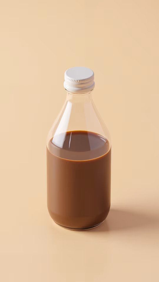 Chocolate Milk Bottle