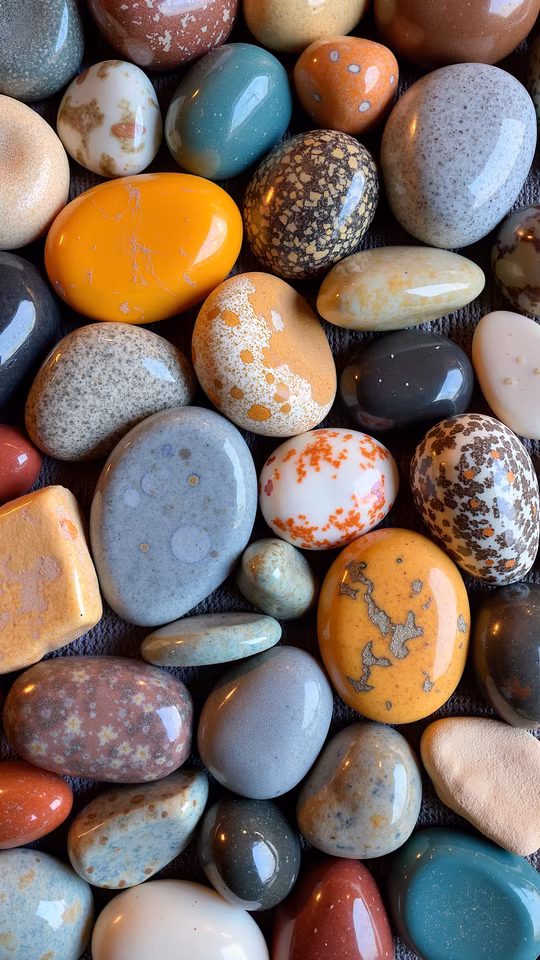 Colorful Polished Rocks