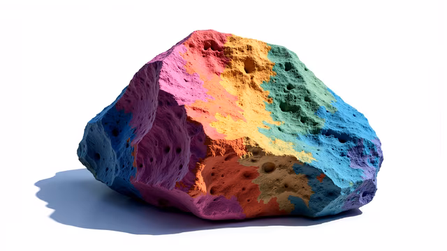 Colorful Rock Illustration