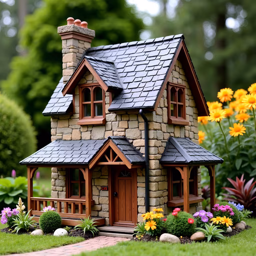 Cottage Garden Illustration