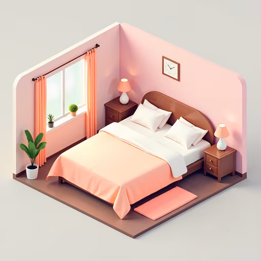 Cozy Bedroom Illustration