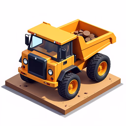 Dump Truck Illustration