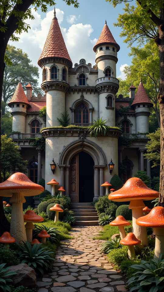 Enchanted Castle Illustration