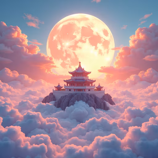 Epic Moonlit Pagoda