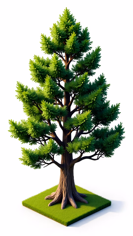 Evergreen Tree Illustration