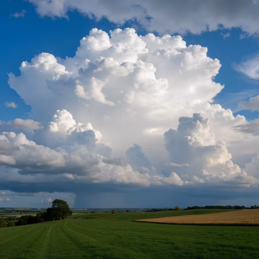Field Under Clouds