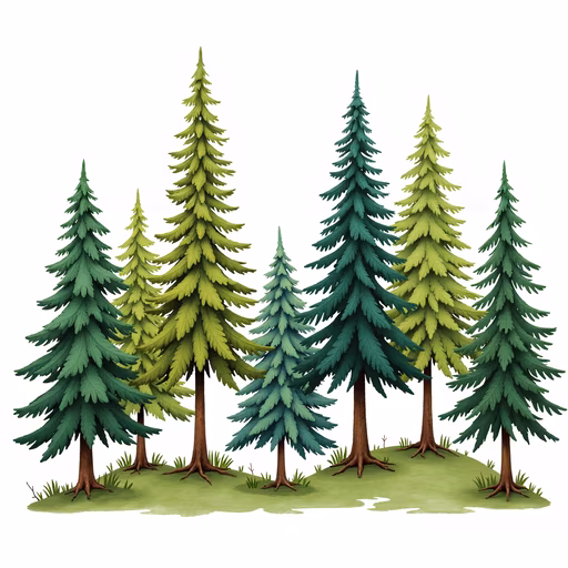 Forest Trees Illustration
