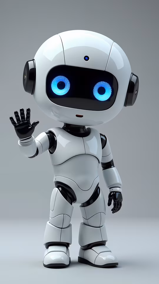 Friendly Robot Illustration
