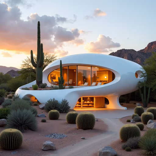Futuristic Desert Dome