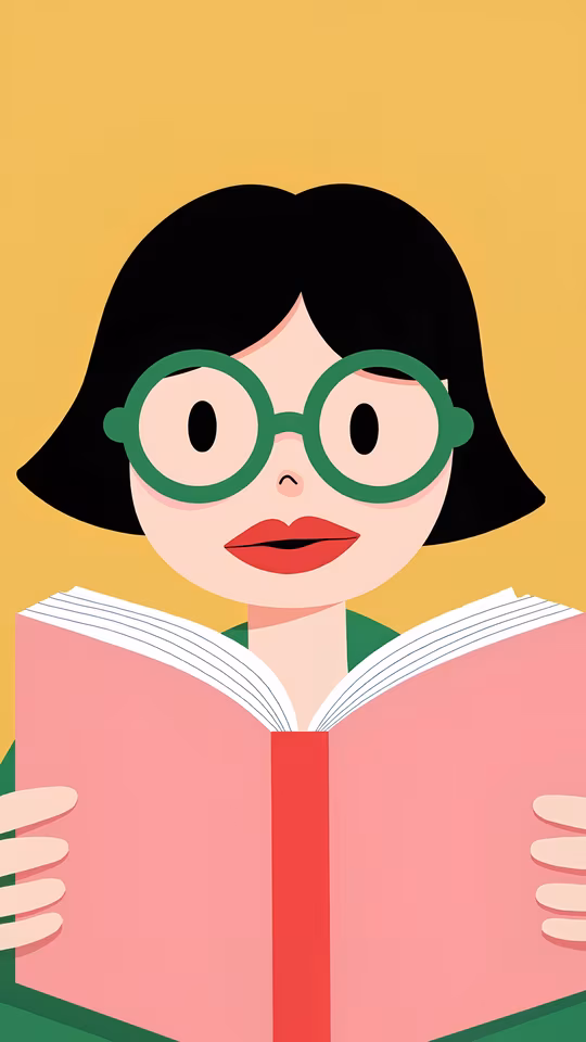 Girl Reading Book