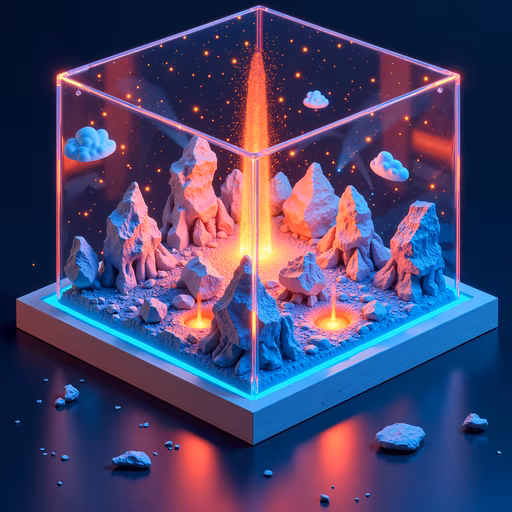 Glass Cube Landscape