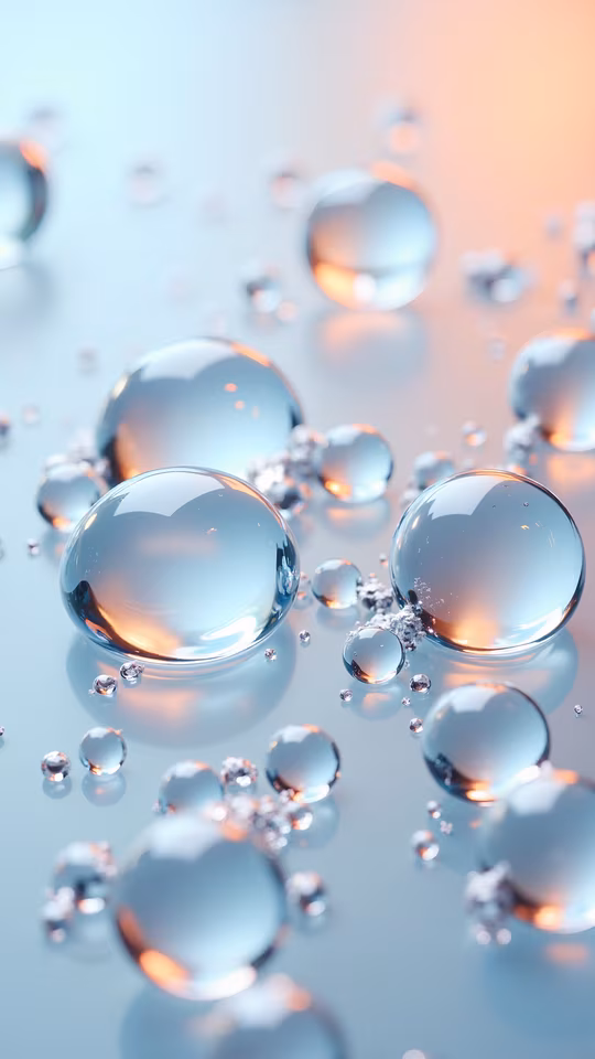 Glass Spheres Illustration