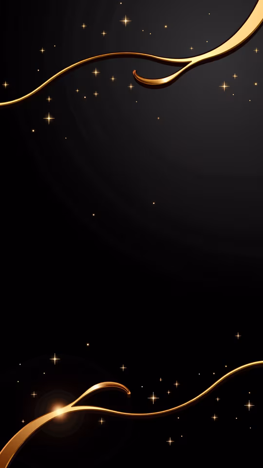 Golden Swirls on Dark Canvas