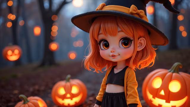 Halloween Witch Illustration