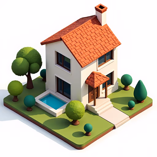 Isometric House Illustration