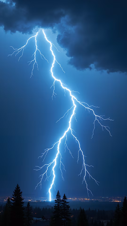 Lightning Strike Illustration