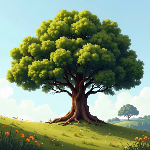 Lush Tree Illustration