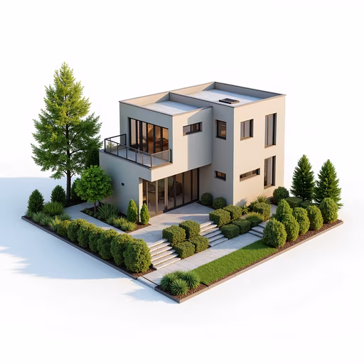 Modern House Illustration