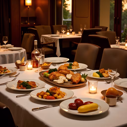 Romantic Dinner Setting