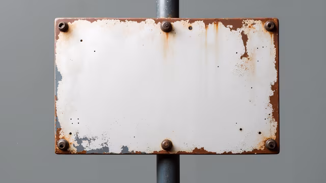 Rusty Sign