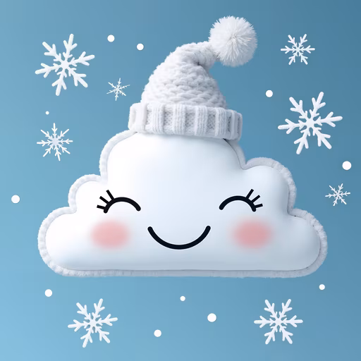 Snowy Cloud Illustration