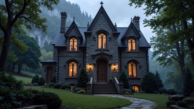 Stone Castle in the Woods