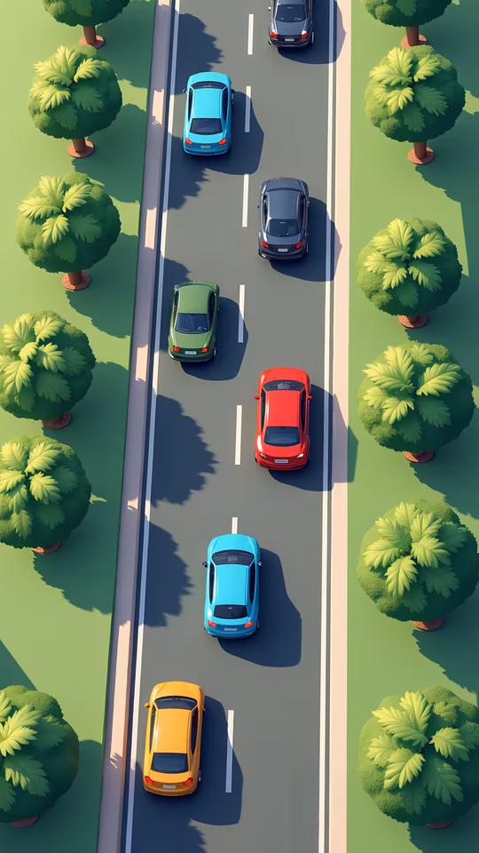Traffic Jam Illustration