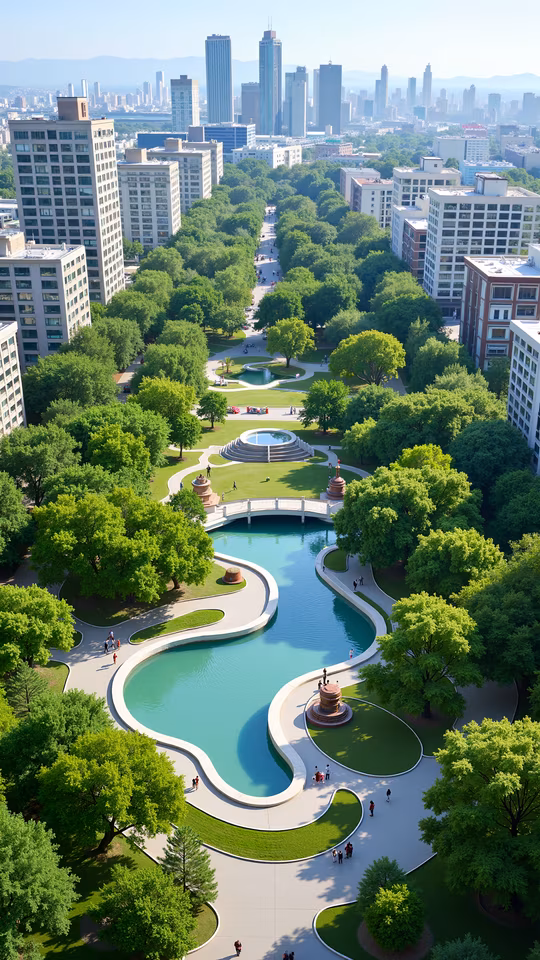 Urban Park Panorama