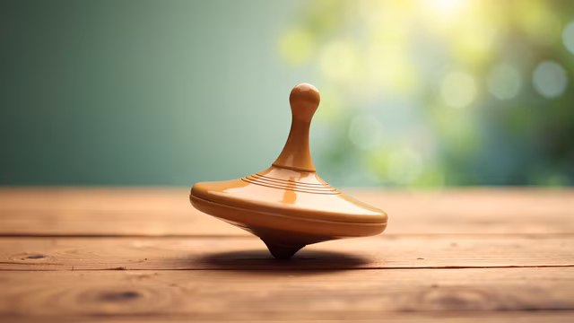 Wooden Spinning Top
